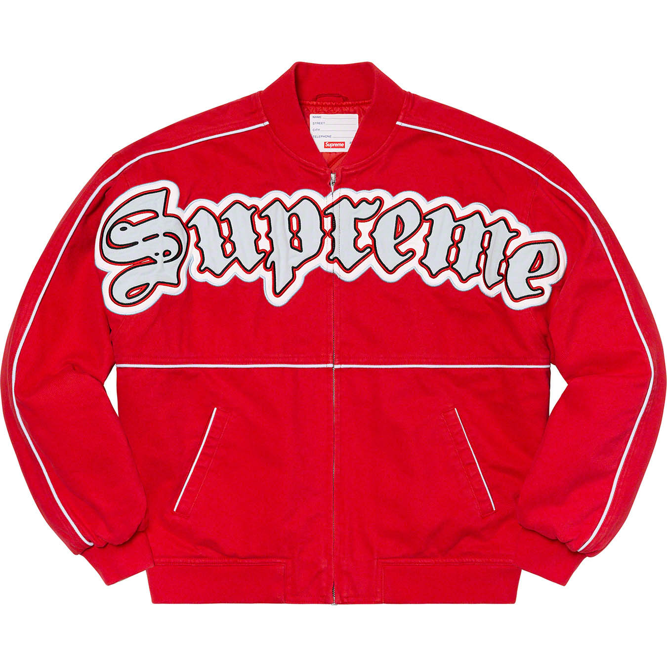 Twill Old English Varsity Jacket | Supreme 21ss