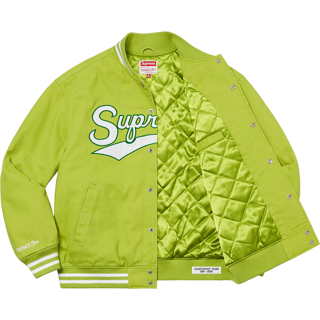 Supreme®/Mitchell & Ness® Doughboy Twill Varsity Jacket | Supreme 22fw