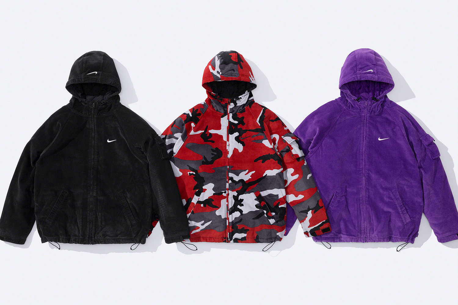 Supreme®/Nike® Arc Corduroy Hooded Jacket | Supreme 22ss