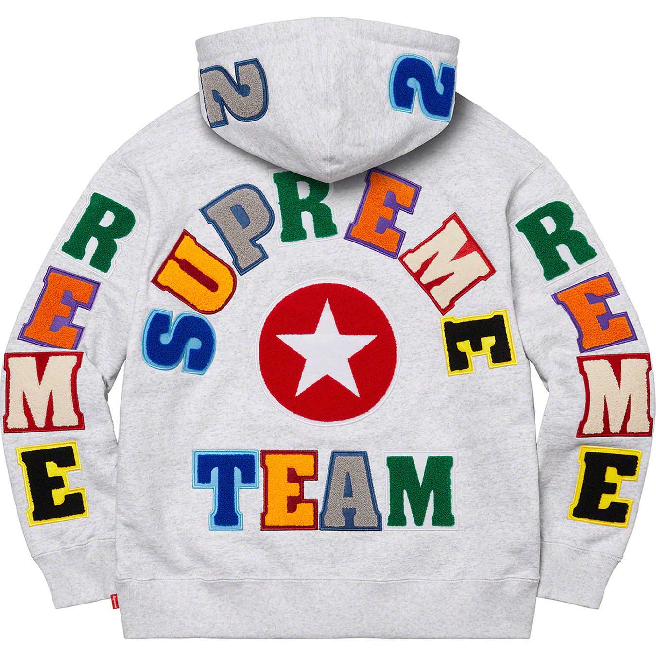 Supreme Team Chenille Hooded Sweatshirt | Supreme 22ss