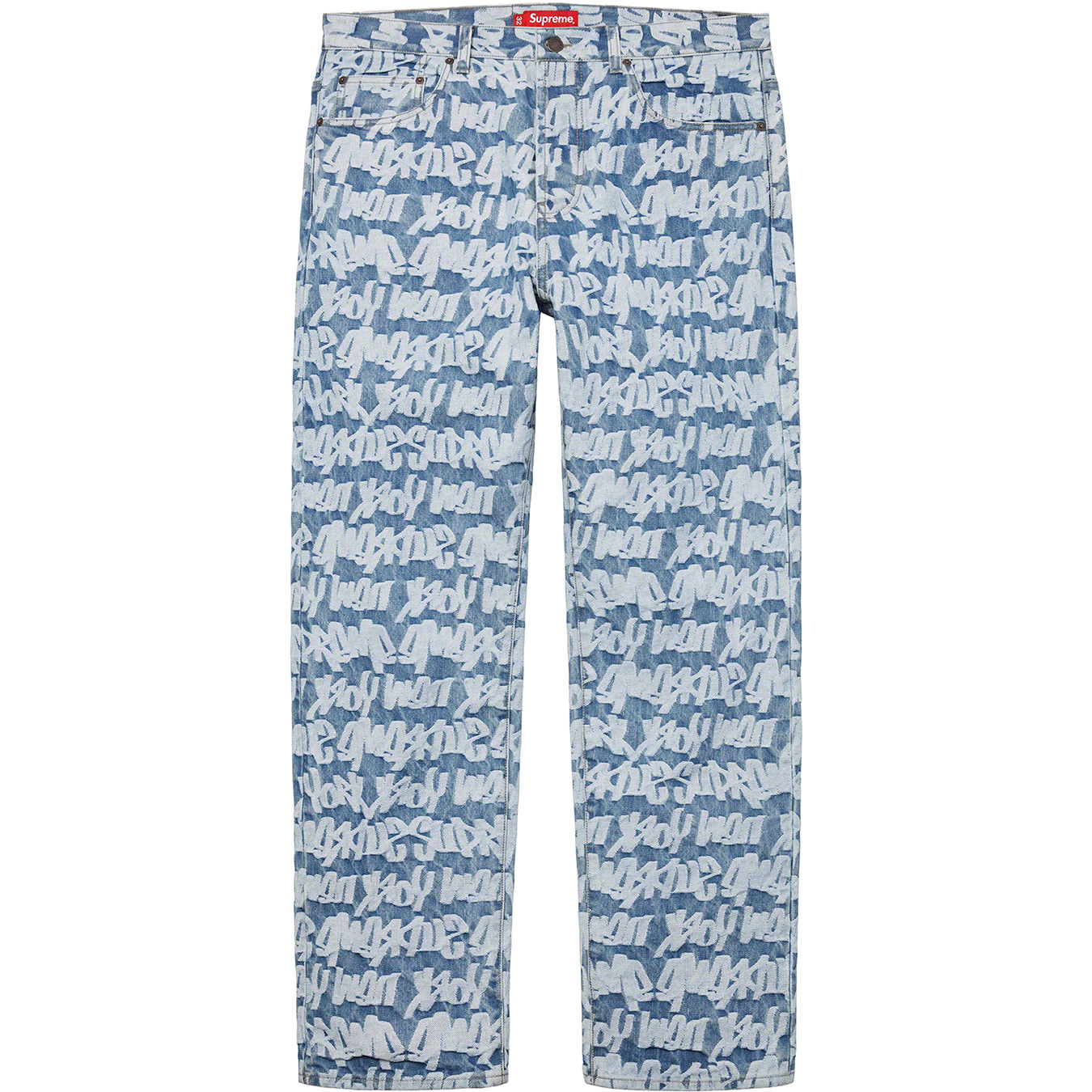 Fat Tip Jacquard Regular Jean | Supreme 22ss