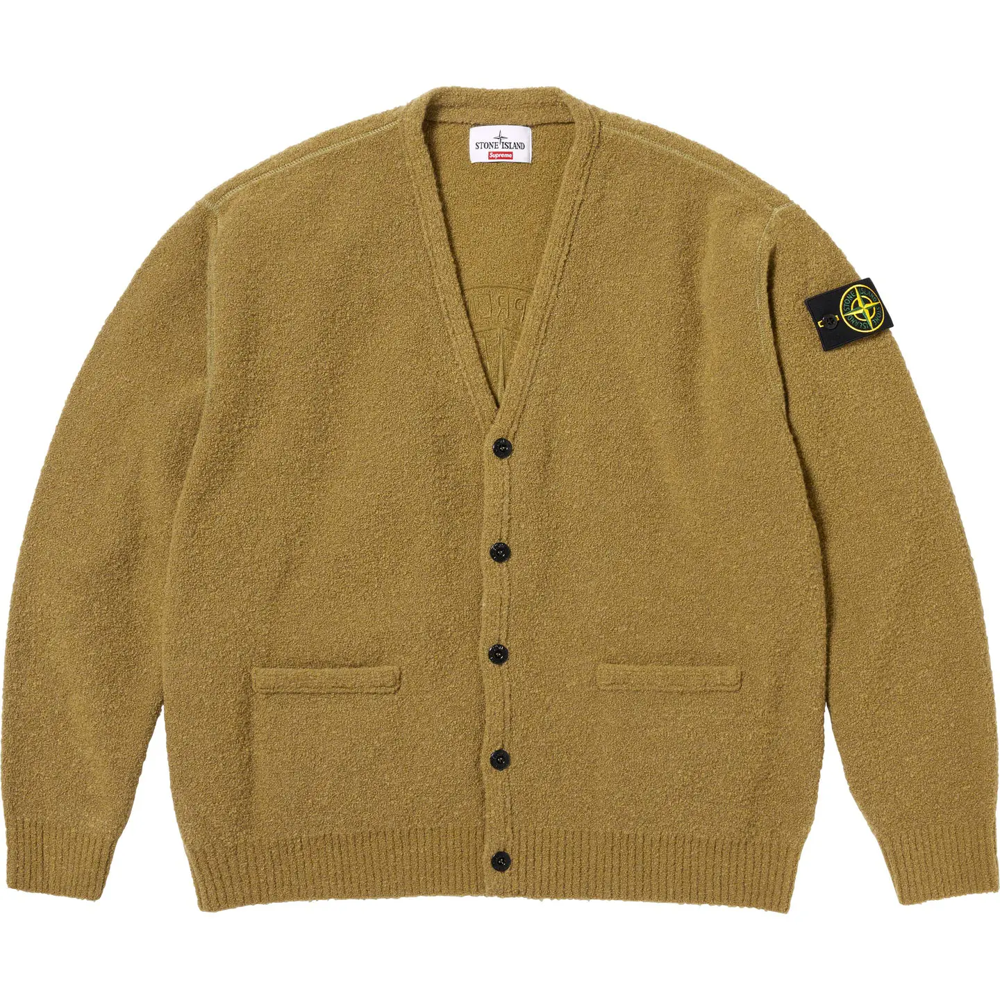 Supreme®/Stone Island® Bouclé Cardigan | Supreme 23fw