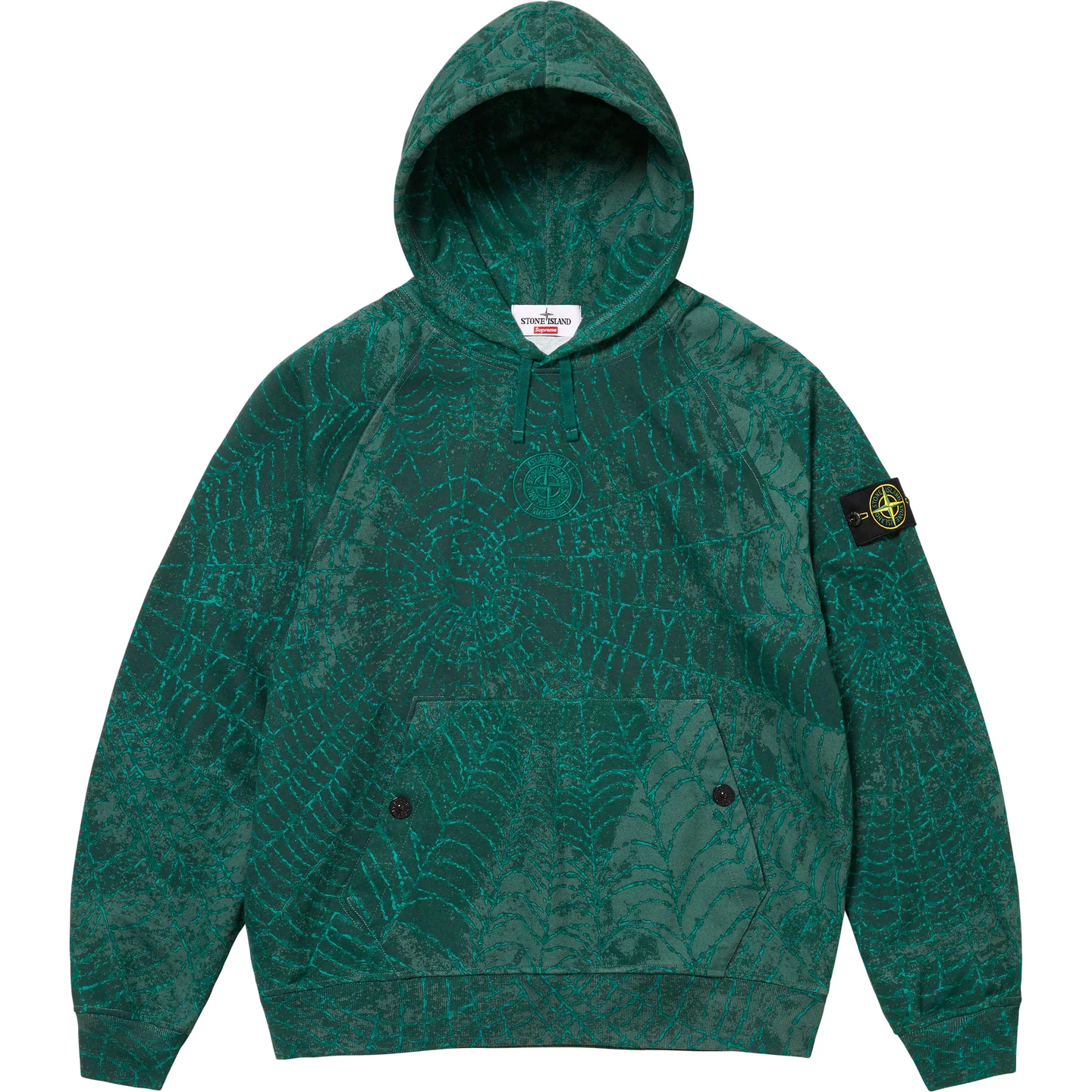 Supreme®/Stone Island® Hooded Sweatshirt | Supreme 23fw