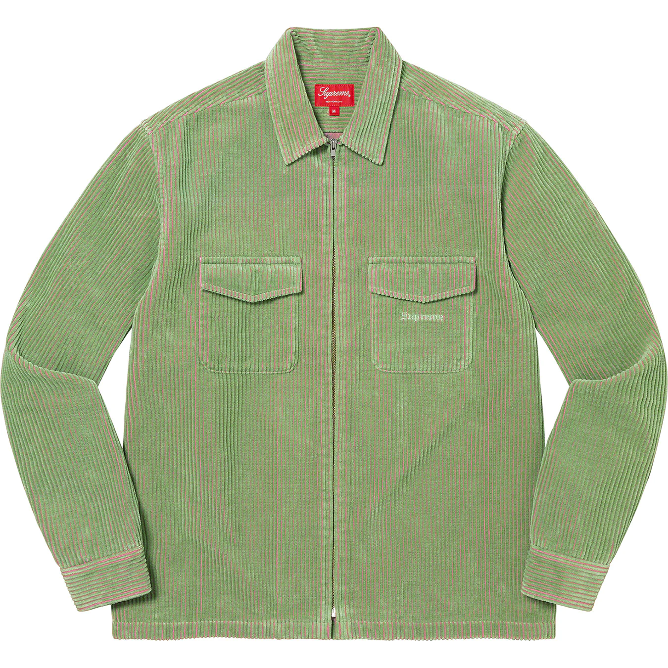 2-Tone Corduroy Zip Up Shirt | Supreme 23ss