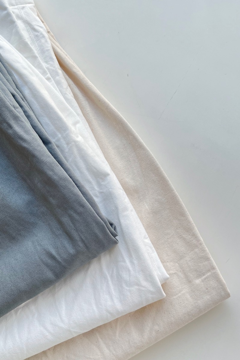 ゴーシュ コットンオックス ワイドキュロットパンツ – SUSCON