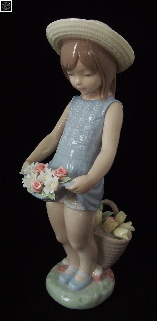 リヤドロ】【スカートに花いっぱい】【絶版】【1284】