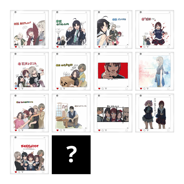 ガールズバンドクライ 特典 缶バッジ 12種 コンプリート ガールズ