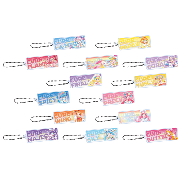 全プリキュア 20th Anniversary LIVE！】アクリルブロックキーホルダー