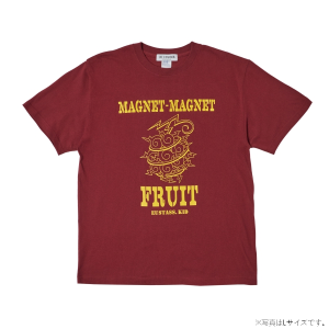 ワンピース】MAGNET-MAGNET COLLEGE TEE バーガンディ XL