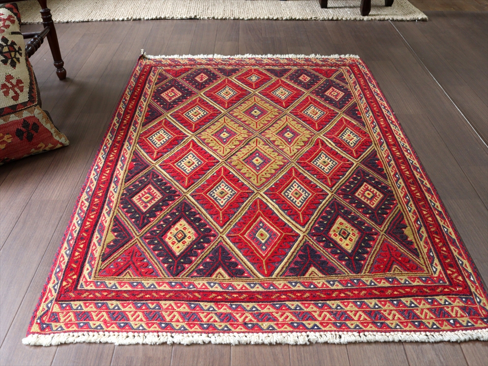 キリムスタイル / オールドキリム・アフガニスタン ミシュワニ131×80cm