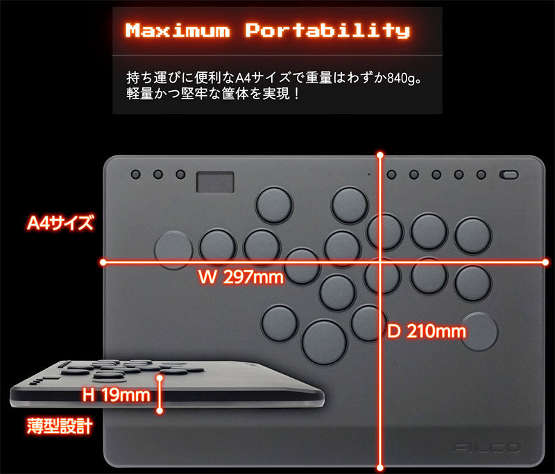 FILCO GRANPRO ITADAKI Gateron Low Profile 3.0 赤軸搭載 レバーレス