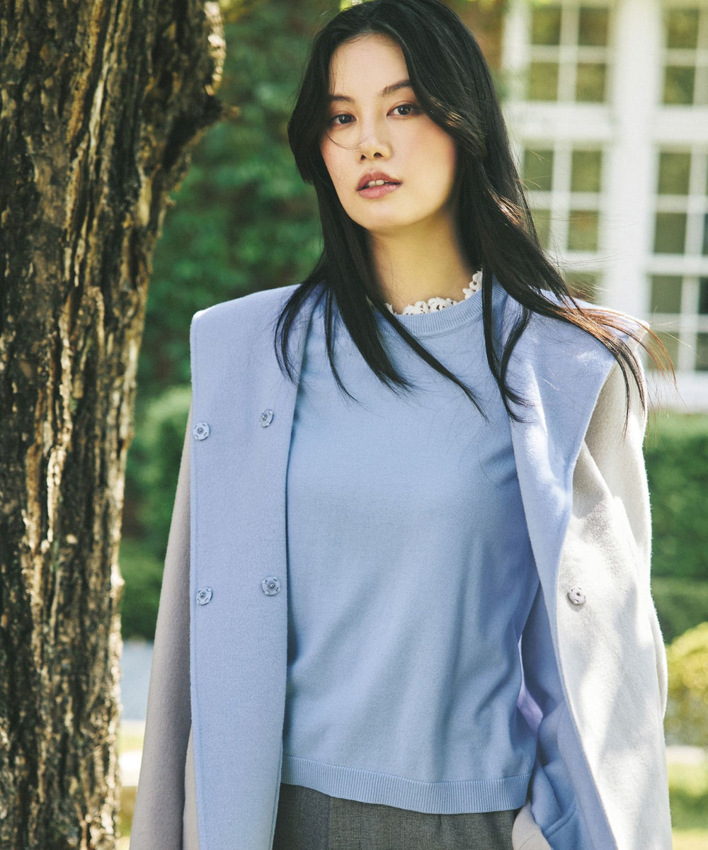 レース襟ニット(トップス)｜AMACA(アマカ)のファッション通販 - SANYO