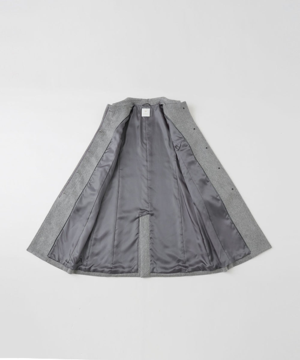 アラシャンカシミヤ】カシミヤ ステンカラーコート(コート)｜AMACA