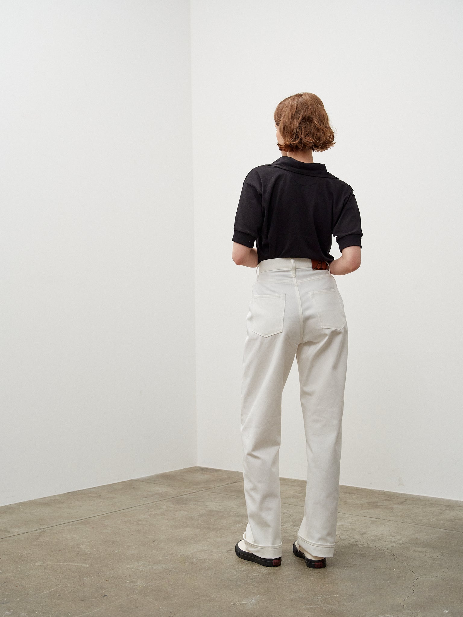 618 MARILYN 1 / WHITE DENIM – ANATOMICA OFFICIAL ONLINE STORE