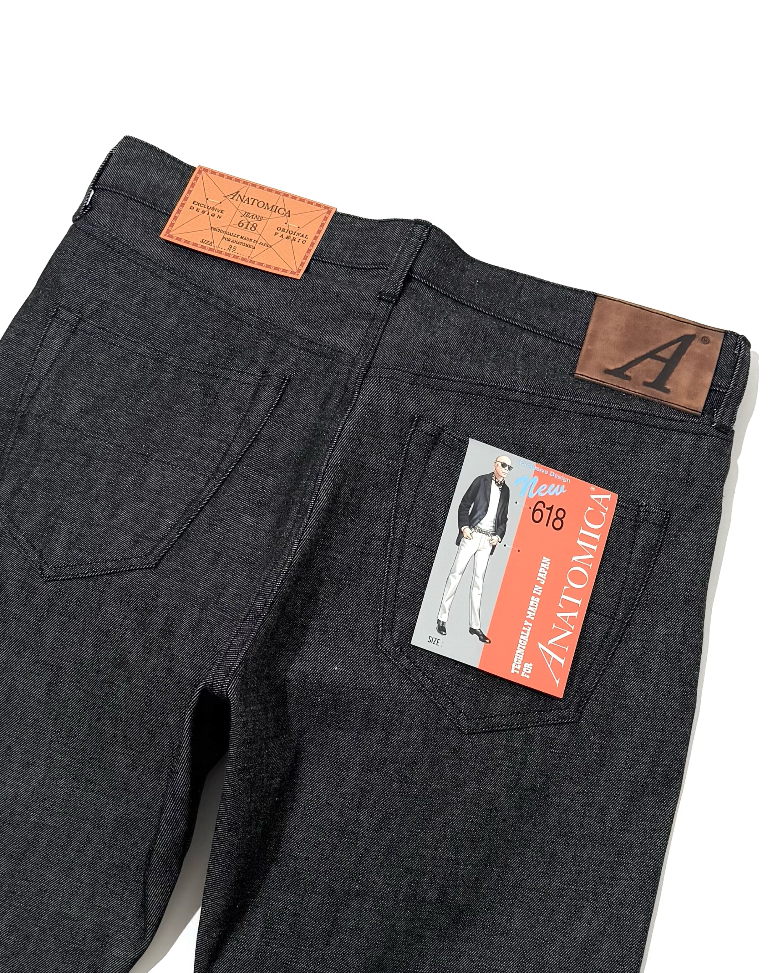 618 ORIGINAL / BLACK DENIM – ANATOMICA OFFICIAL ONLINE STORE