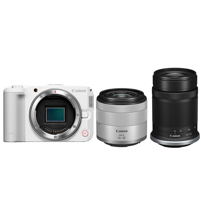 EOS R50 V (ホワイト)・ダブルズームキット ○2026年3月下旬発売予定