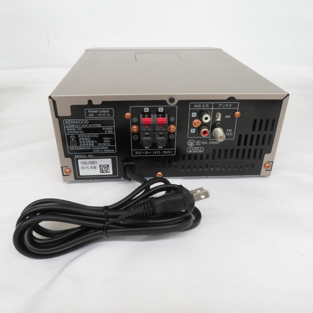 KENWOOD ケンウッド オーディオ機器 Bluetooth対応 ミニコンポ