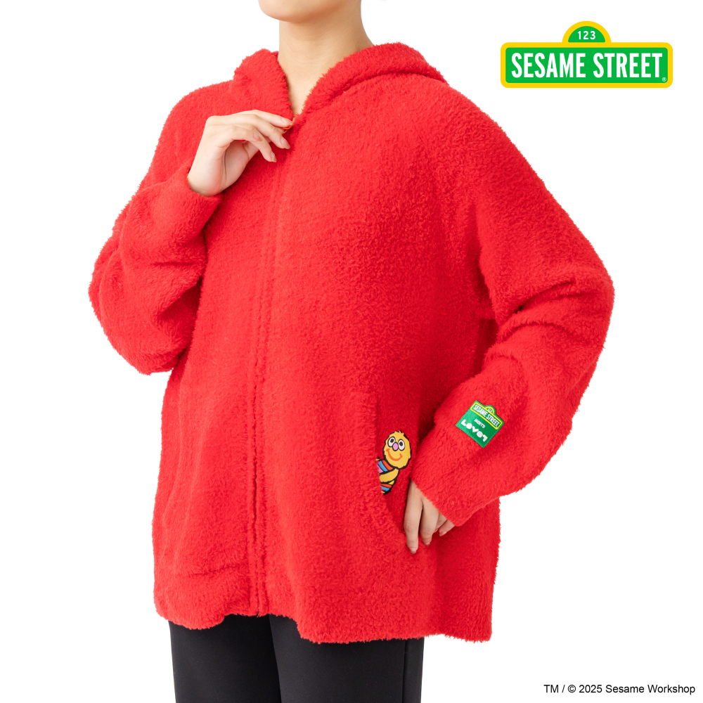 SESAME STREET meets LOVOT ふわもこパーカー（レッド）ヒト用 | LOVOT