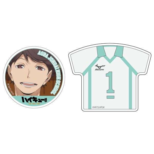グッズ: ハイキュー!! ユニフォーム型クリップマグネット 及川徹セット