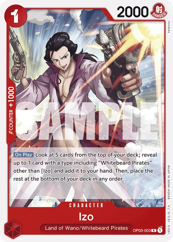 OP03-003 Izo One Piece Card Game Card | One Piece Card Game