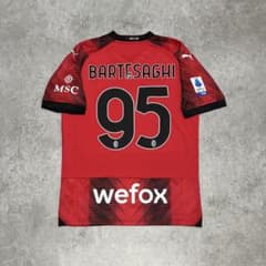 ACミラン 23/24 #95 バルテザーギ ユニフォーム - メルカリ