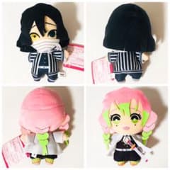 新品☆鬼滅の刃【伊黒小芭内＆甘露寺蜜璃】ともぬい☆ぬいぐるみ☆2点