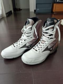 MIZUNO ボクシングシューズ ウエーブモンスター白 28cm ミズノ正規品