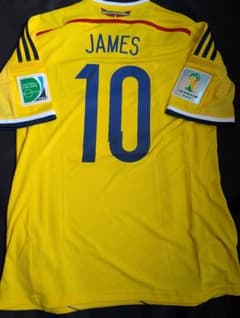 新品タグ付き】コロンビア代表/ハメス・ロドリゲス/H/2014W杯モデル