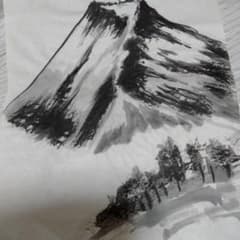 水墨画 山の風景 - メルカリ