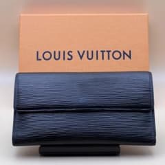セール美品】ルイヴィトンエピポルトフォイユサラ長財布ノワール黒