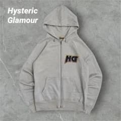 ヒステリックグラマー ジップパーカー 初期タグ 00s ラメ シルバー