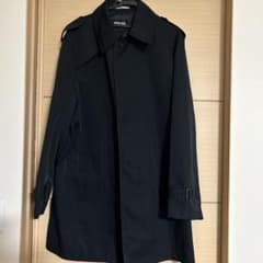 リーガルREGAL ブラック メンズステンカラーコート3L大きいサイズ