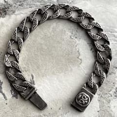 VINTAGE ヴィンテージ リンク 喜平チェーン ブレスレット バックル