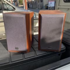 ONKYO ブックシェルフ型スピーカー ブラウン - メルカリ