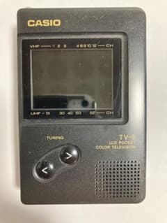 ポケット液晶カラーテレビ CASIO 2.2型 TV-5 （アダプター付き