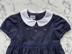 ファミリア ワンピース ネイビー お受験 familiar - メルカリ