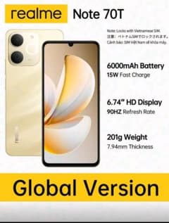 Realme Note 70T Ram 4GB/ Rom 256 GB - メルカリ