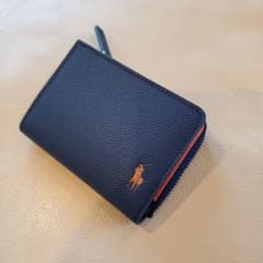 Polo Ralph Lauren コインケース ネイビーオレンジP-CP624 - メルカリ