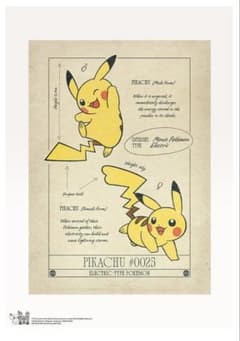 限定品】ポケモン30周年 ロンドン自然史博物館コラボ A3ポスター