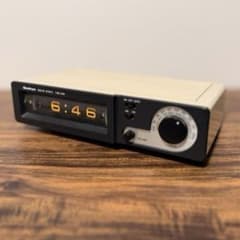 整備済み・動作正常】三協精機 ラジオ付きドラムクロック ザックス