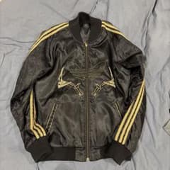 松本人志着用 adidas 黒 スカジャン サイズ0 - メルカリ