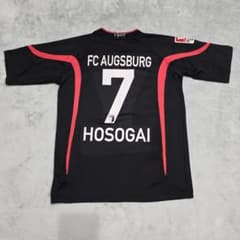 アウクスブルク 細貝萌 ユニフォーム S 黒 jako ヤコ ブンデスリーガ