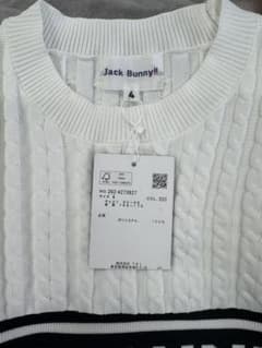 Jack Bunny!! ケーブル編み ノースリーブベスト サイズ4 - メルカリ