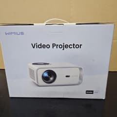 WiMiUS プロジェクター 小型電動フォーカ自動台形補正 高輝度750ANSI