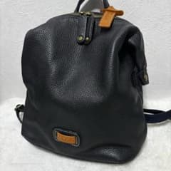 極美品⭐️Dakota シボ革 リュック ブラック レザー パッチ - メルカリ