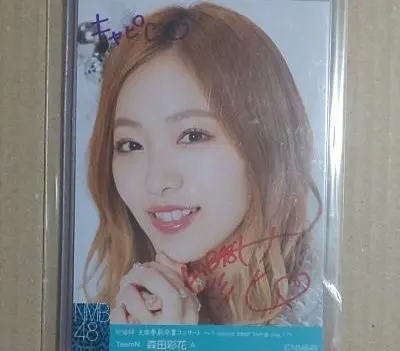 NMB48 太田夢莉直筆サイン入りチェキBOMB抽プレ当選品