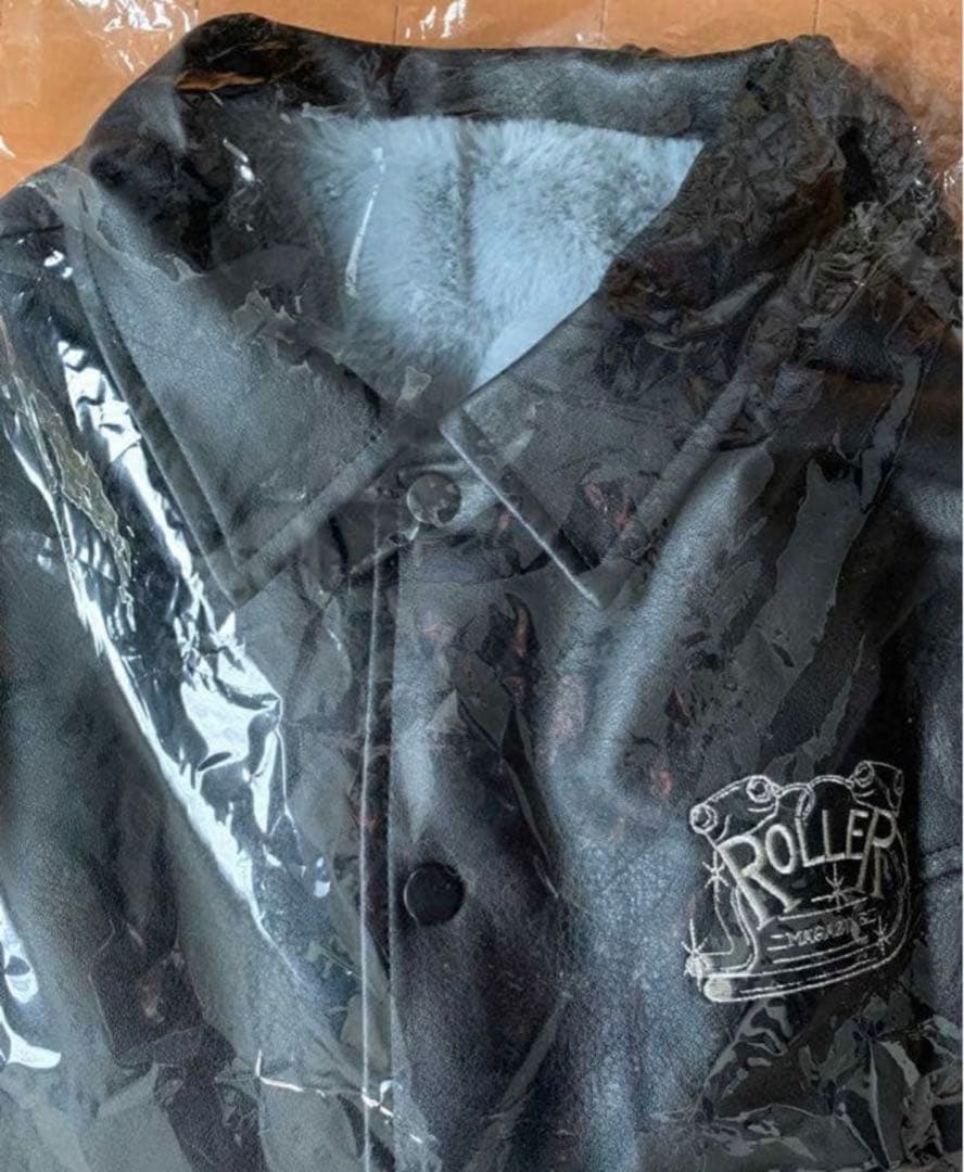 ROLLER FAKE LEATHER COACH JACKET XL 最安値 - メルカリ