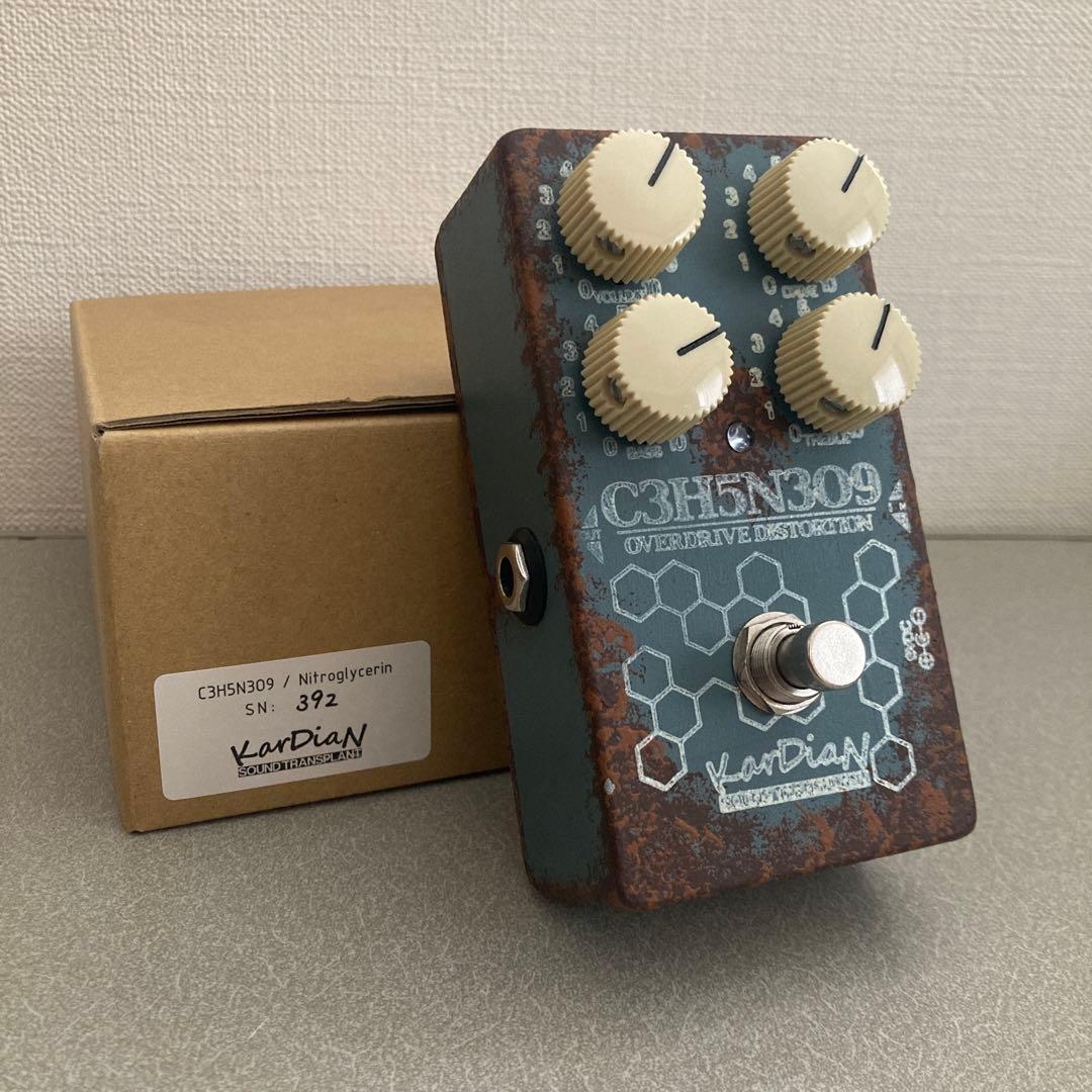 KarDiaN ニトログリセリン ギターエフェクター オーバードライブ KarDiaN C3H5N3O9 ニトログリセリン エフェクター オーバードライブ
