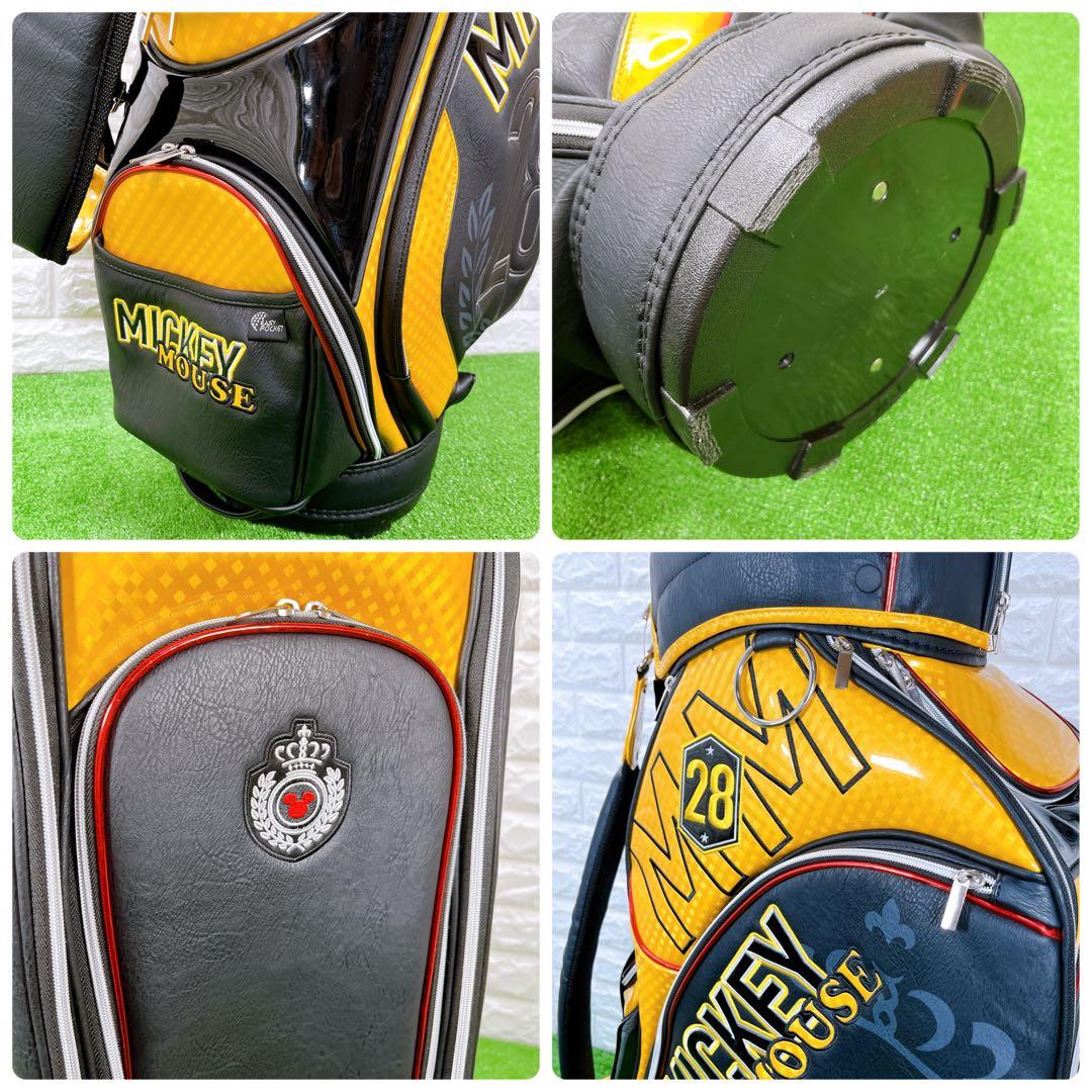 美品希少】 ディズニー ミッキーマウス キャディバッグ 9型 カート