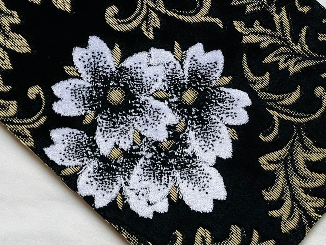 サイドカーテン 三角カーテン スカラップ 金華山 桜 花籠 花かご